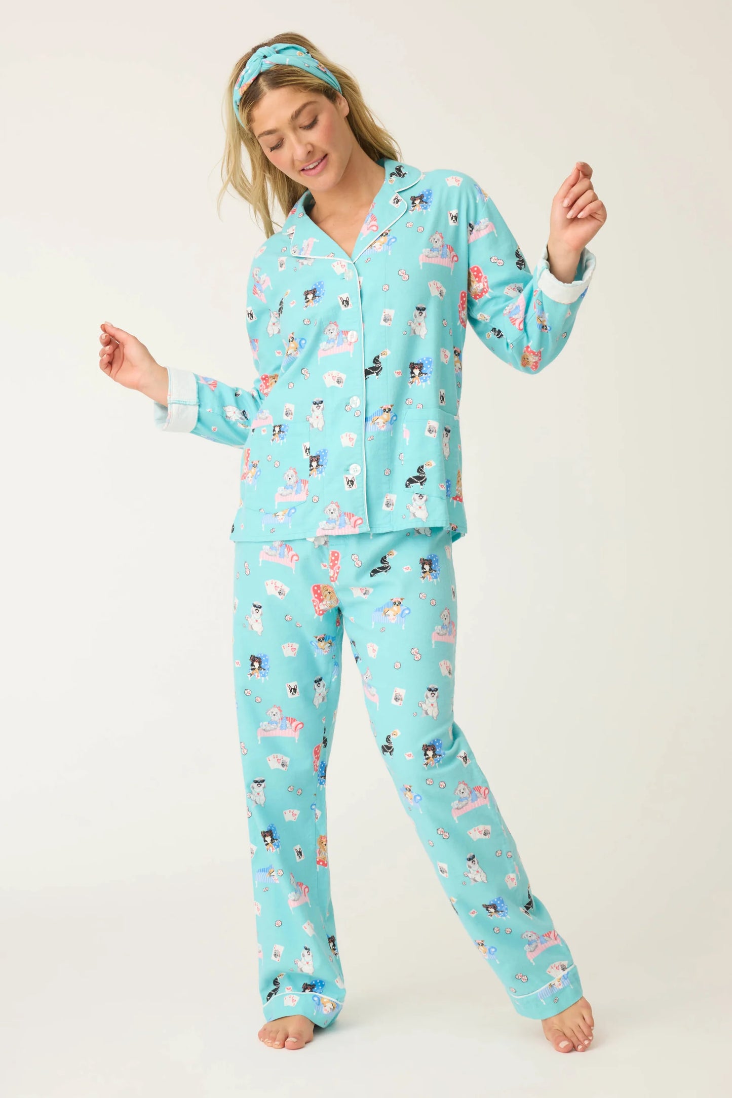 This Is How I Roll 3-Piece Flannel PJ Set