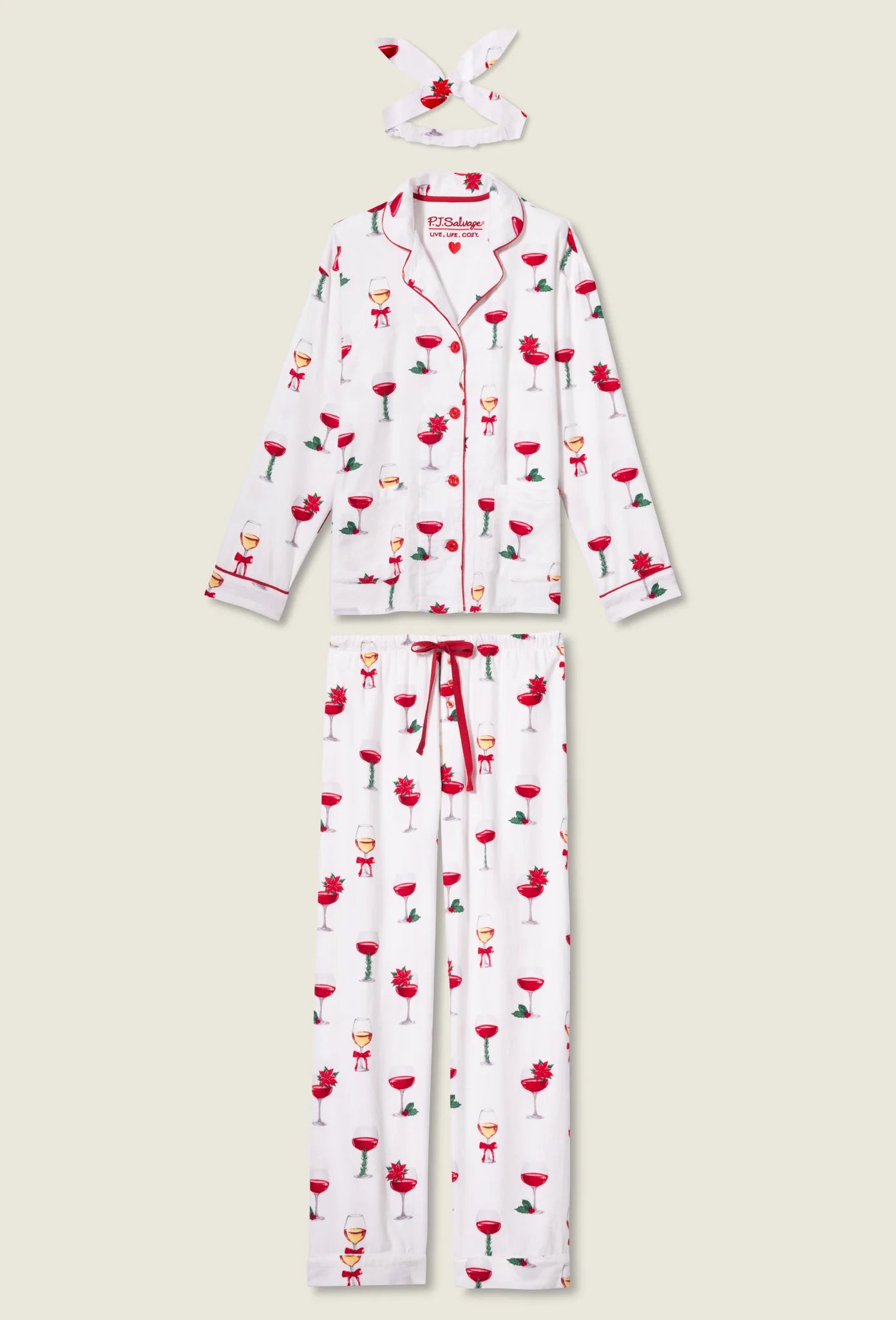 Let's Get Toasty 3-Piece Print Flannel PJ Set
