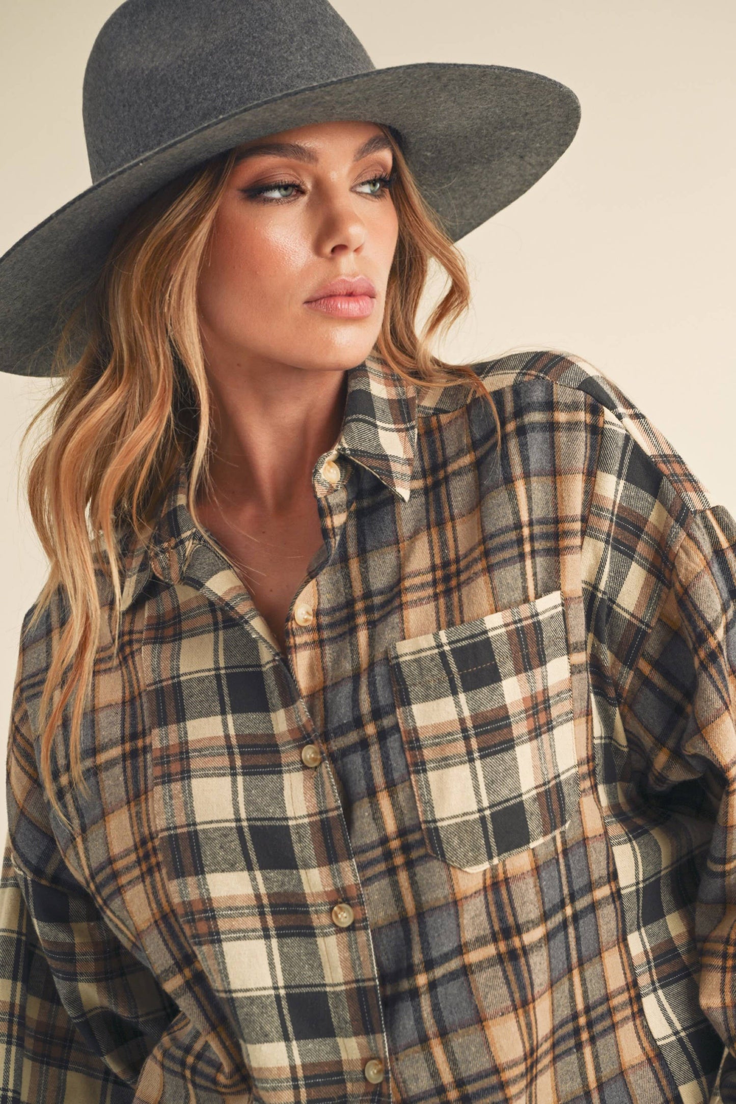 KACEY: Flannel Shirt