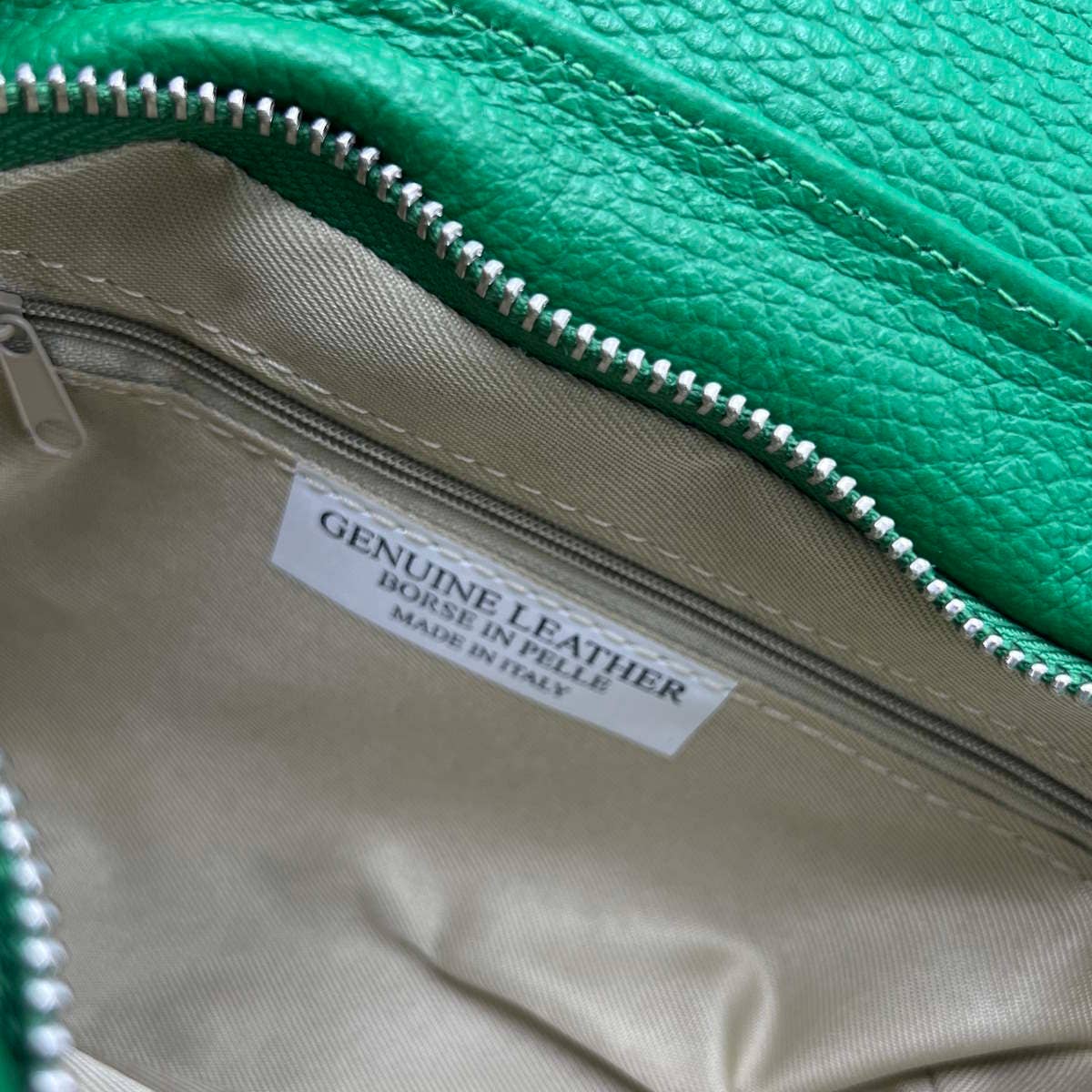 Genuine leather saddle bag