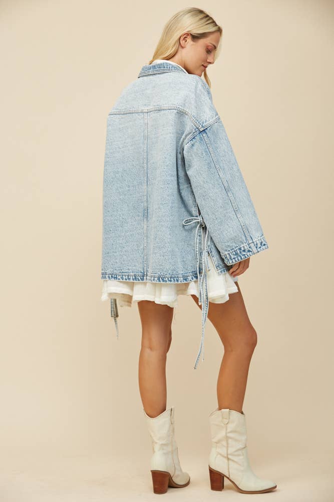 FESTIVAL: Oversized Denim Jacket