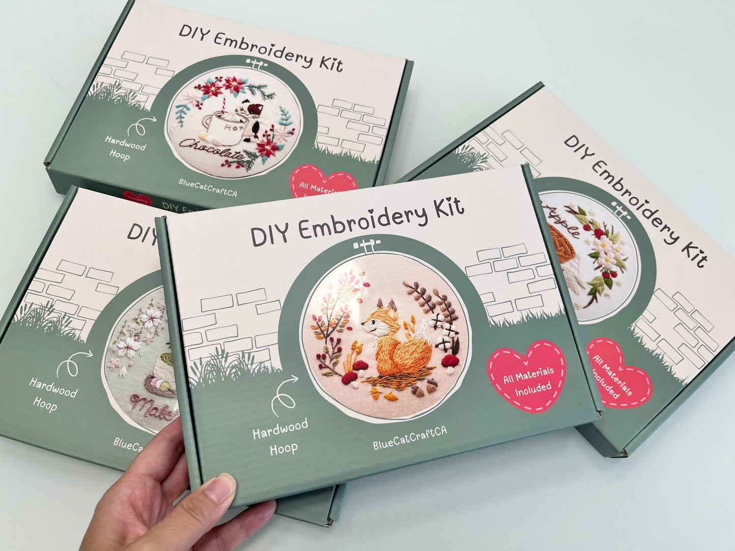 DIY Embroidery Kit Teddy Bear from Swing & Plushy Collection