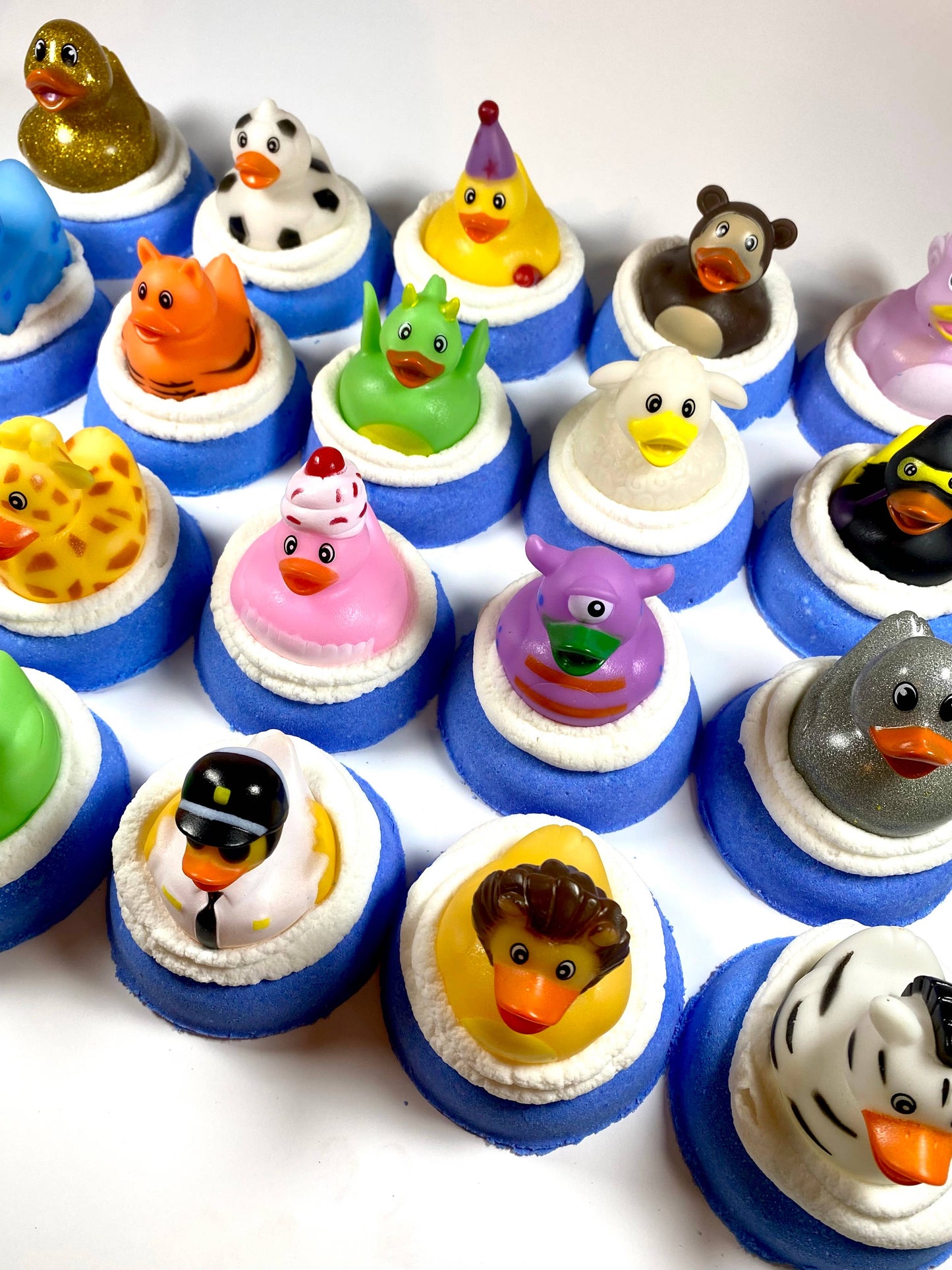 Rubber Duck on Donut Bath Bomb
