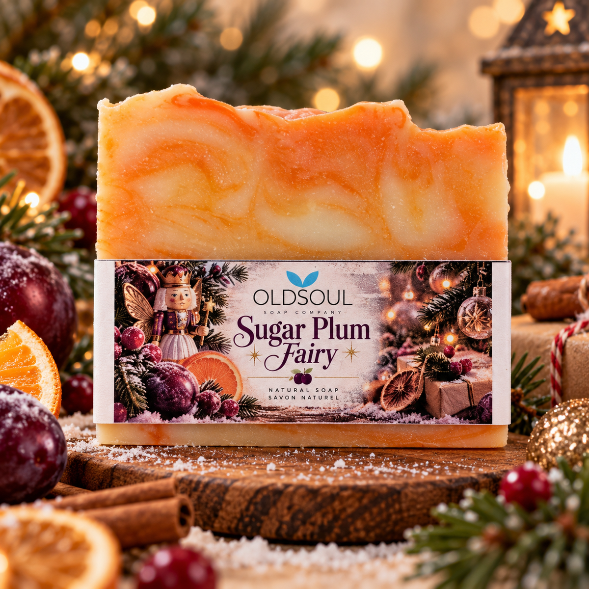 Sugar Plum Fairy Christmas Soap