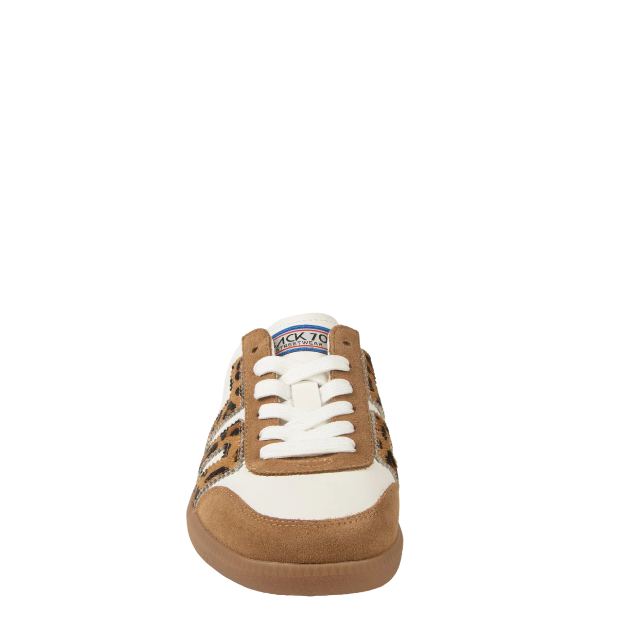 Back 70 EASTER in WHITE LEOPARD Backless Sneakers