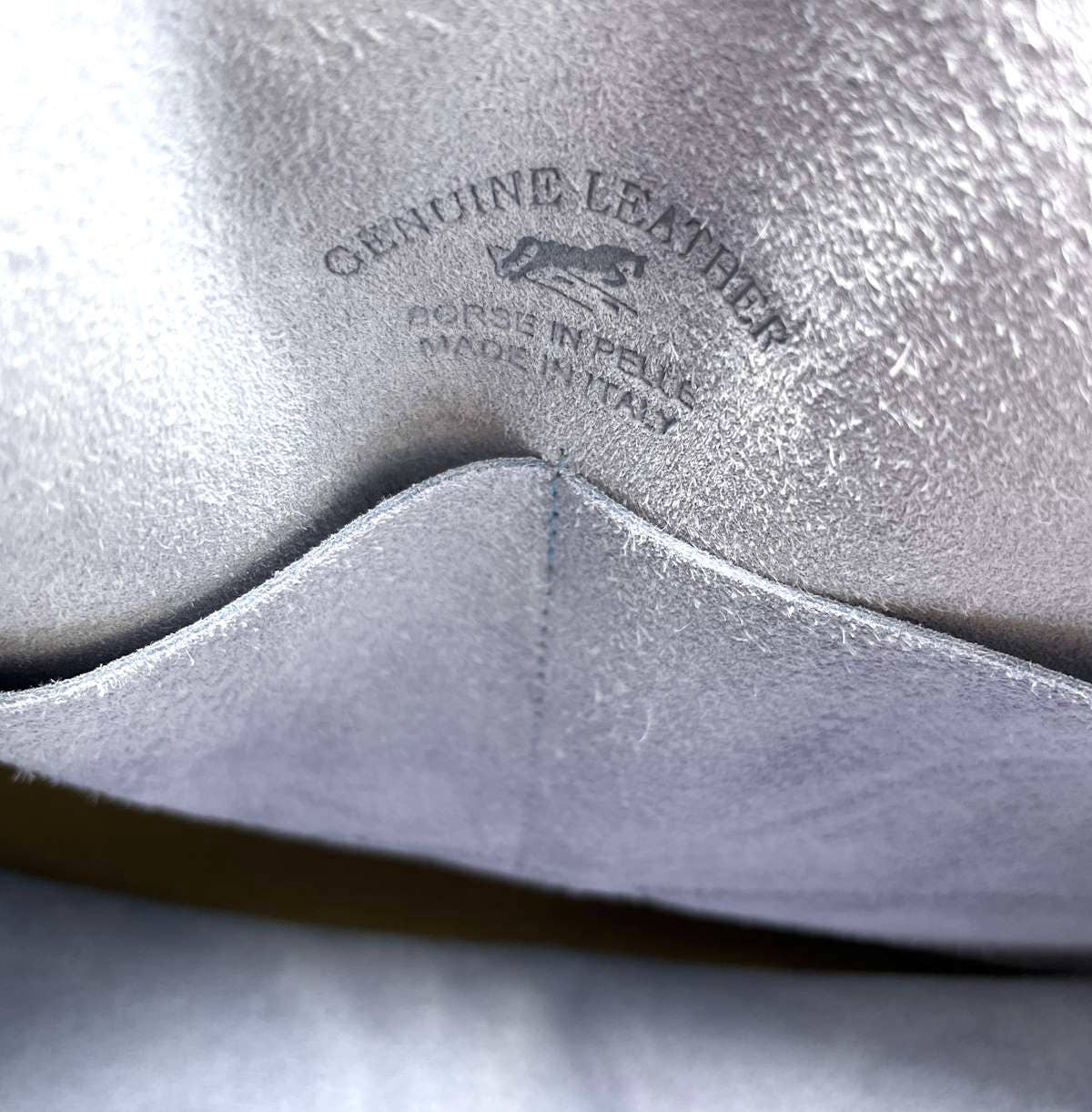 Genuine leather shopping bag,Made in Italy,