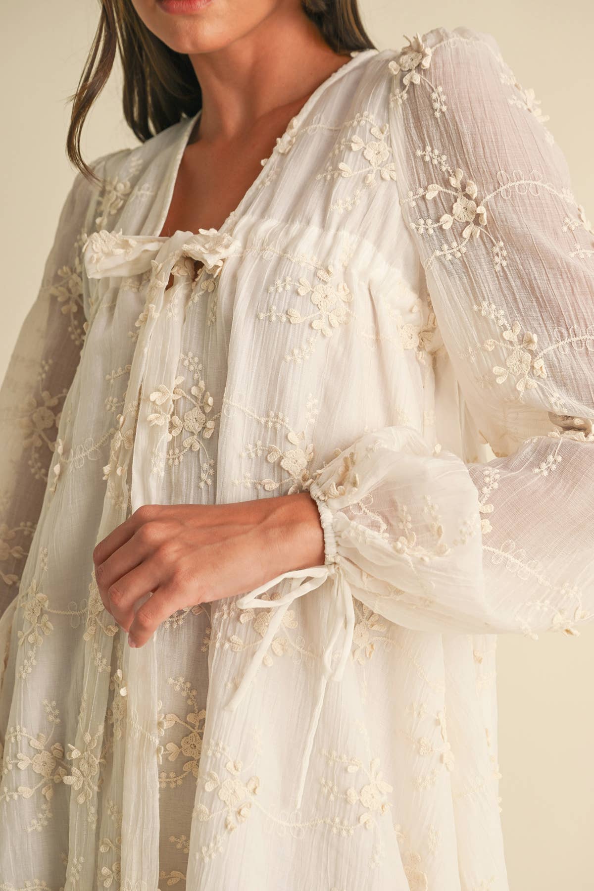 SAWYER: Long Sleeve Mini Dress