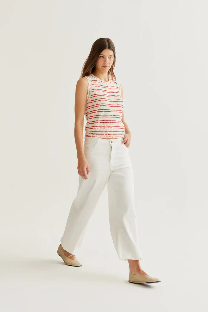 IVORY- Capri Denim