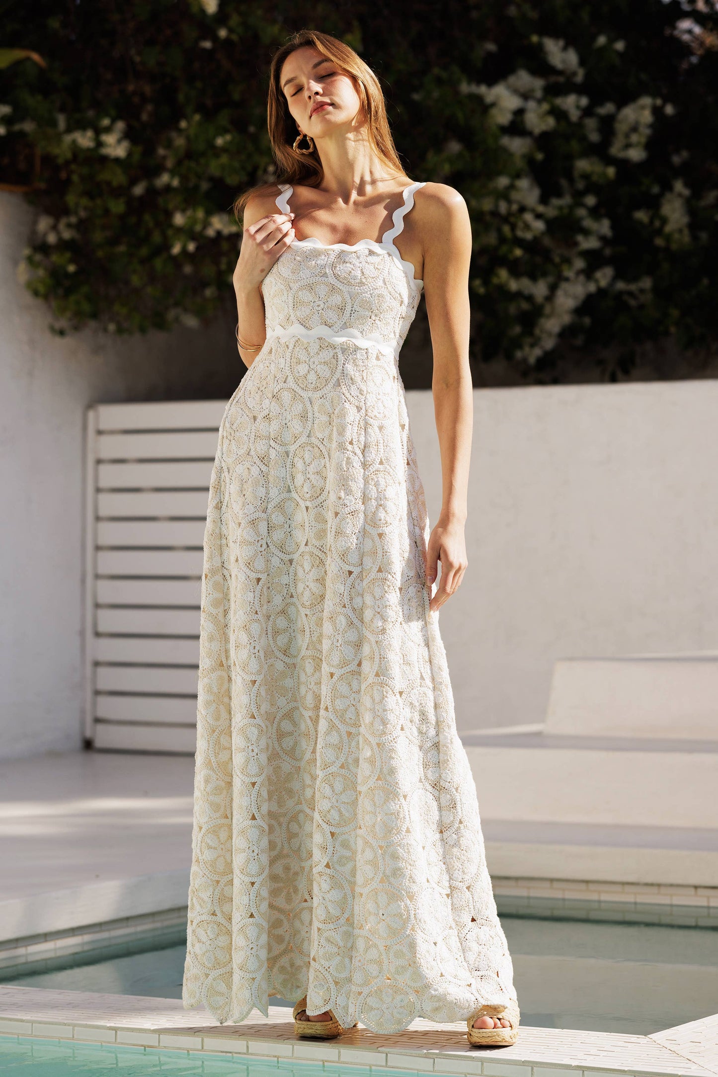 CICI: Crochet Maxi Dress