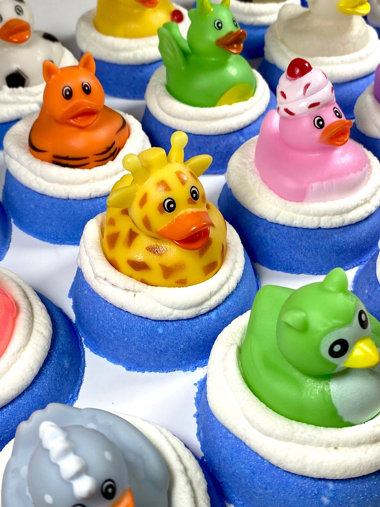 Rubber Duck on Donut Bath Bomb