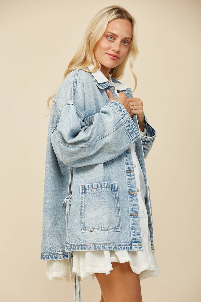 FESTIVAL: Oversized Denim Jacket