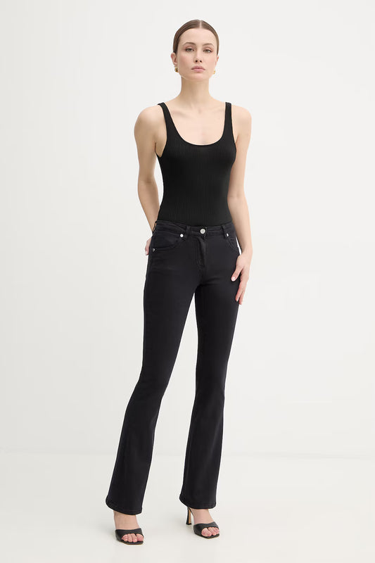 JESY- Black Stretch Denim Pant