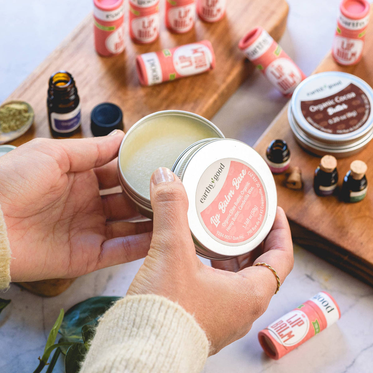 Earthy Good Organic DIY Lip Balm Kit (Adults)