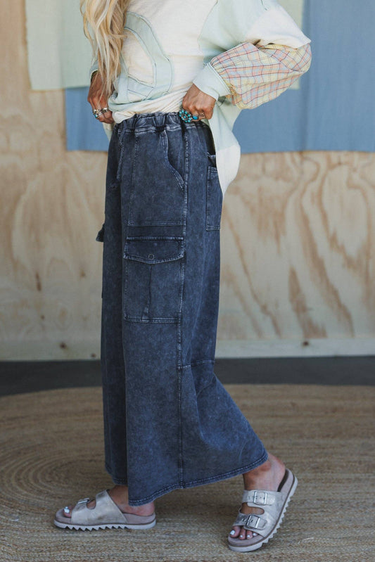 DREW: Cargo Wide Leg Pants