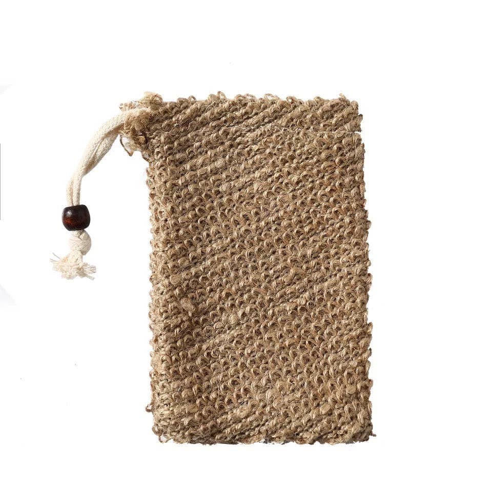 Jute Soap Bag Natural Organic Handmade