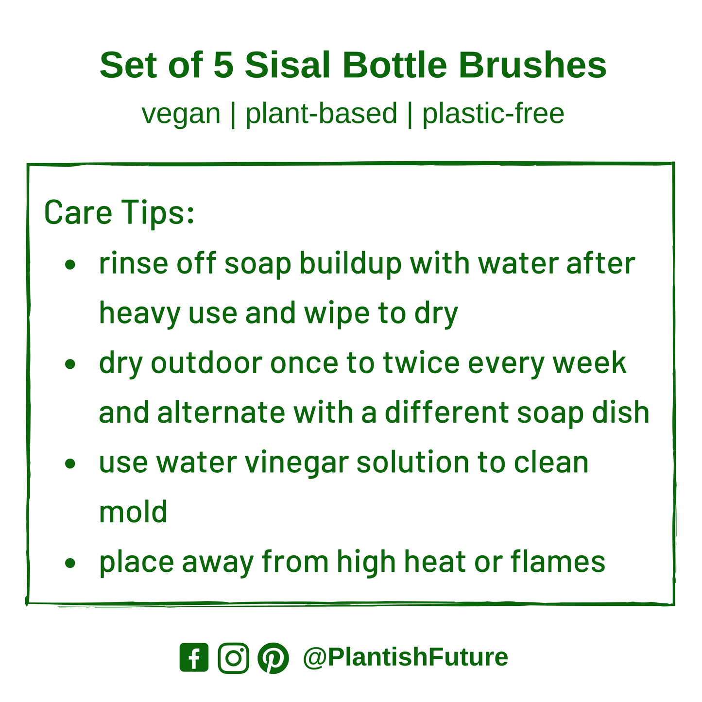 Plantish: Bottle Brush Set