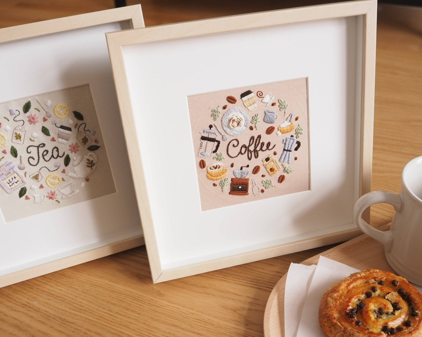 DIY Embroidery Kit Coffee Lover from Coffee & Tea Collection
