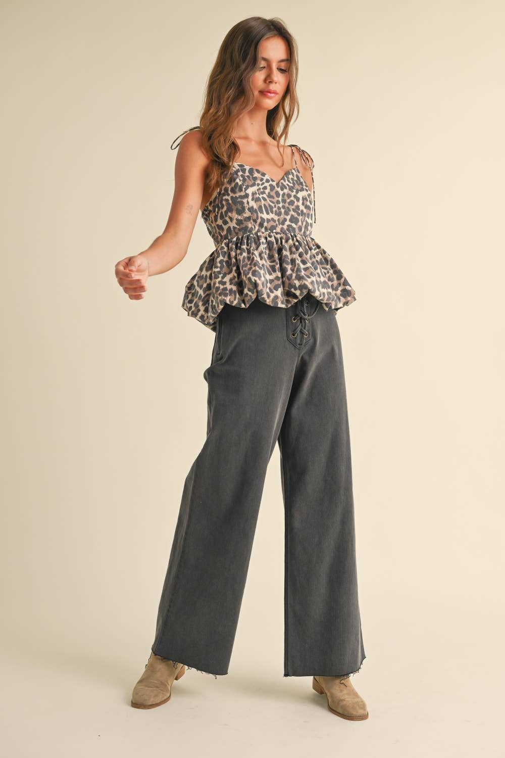 KLEO: LEOPARD PRINT TOP