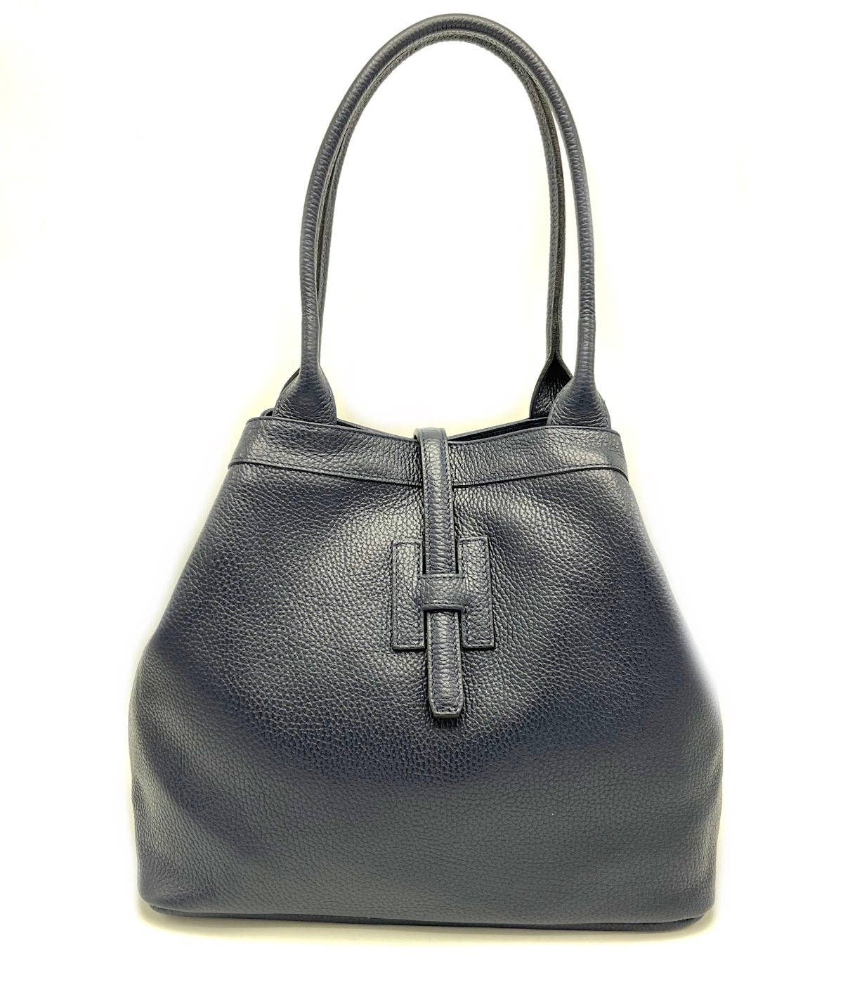 Genuine leather bag, big size, Made in Italy, art. 112477