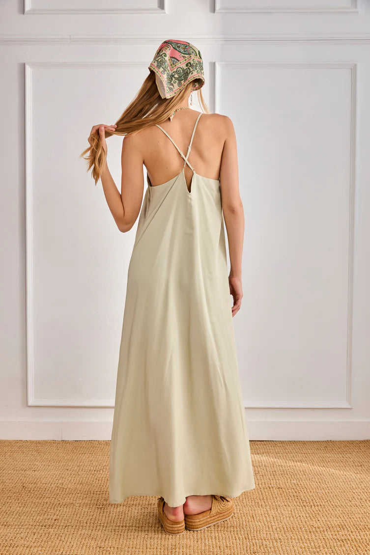 TORI- Lace Slip Dress