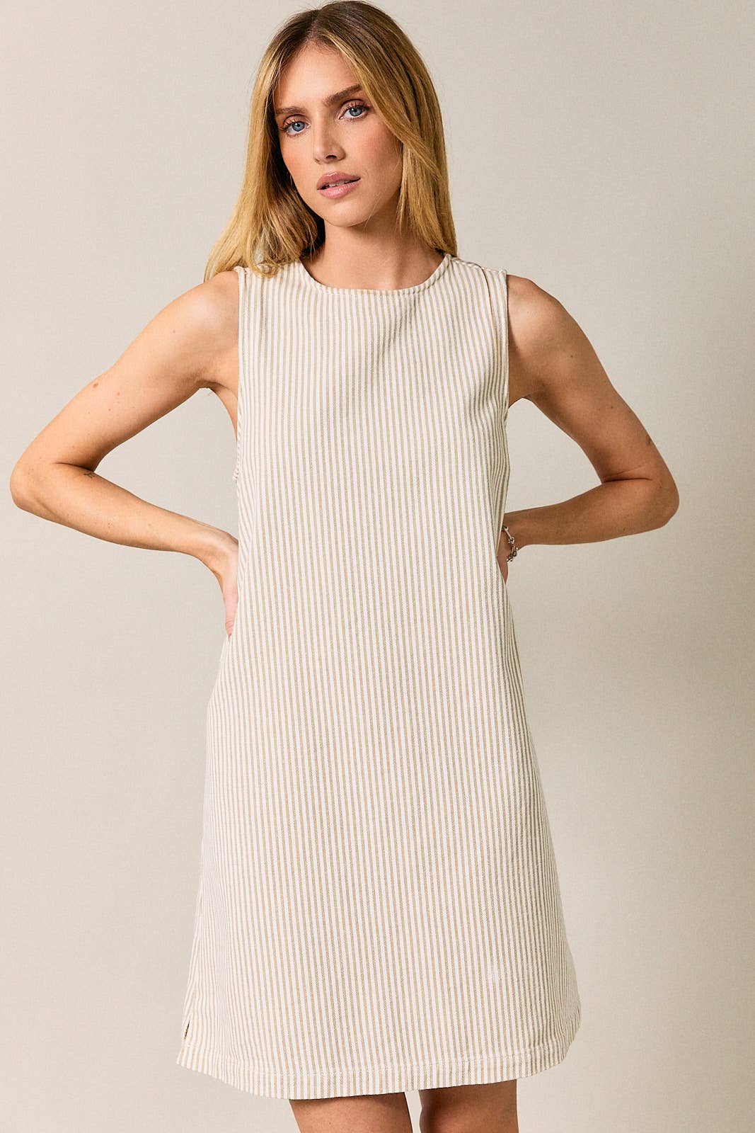 TAYLOR- Striped Dress