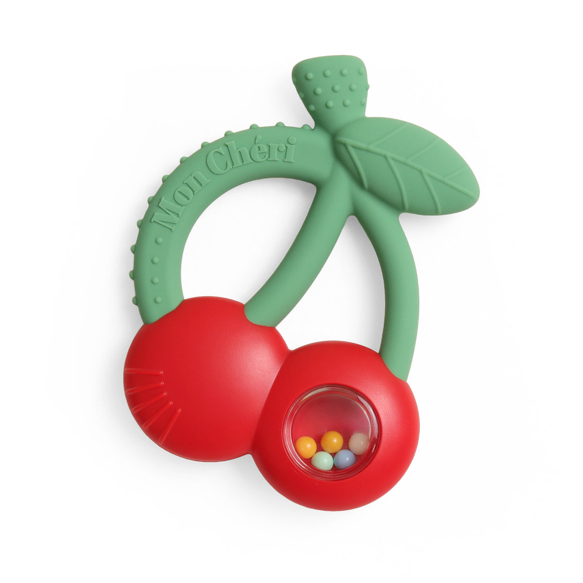 Bitzy Shake™ - Silicone Cherry Teether with Rattle