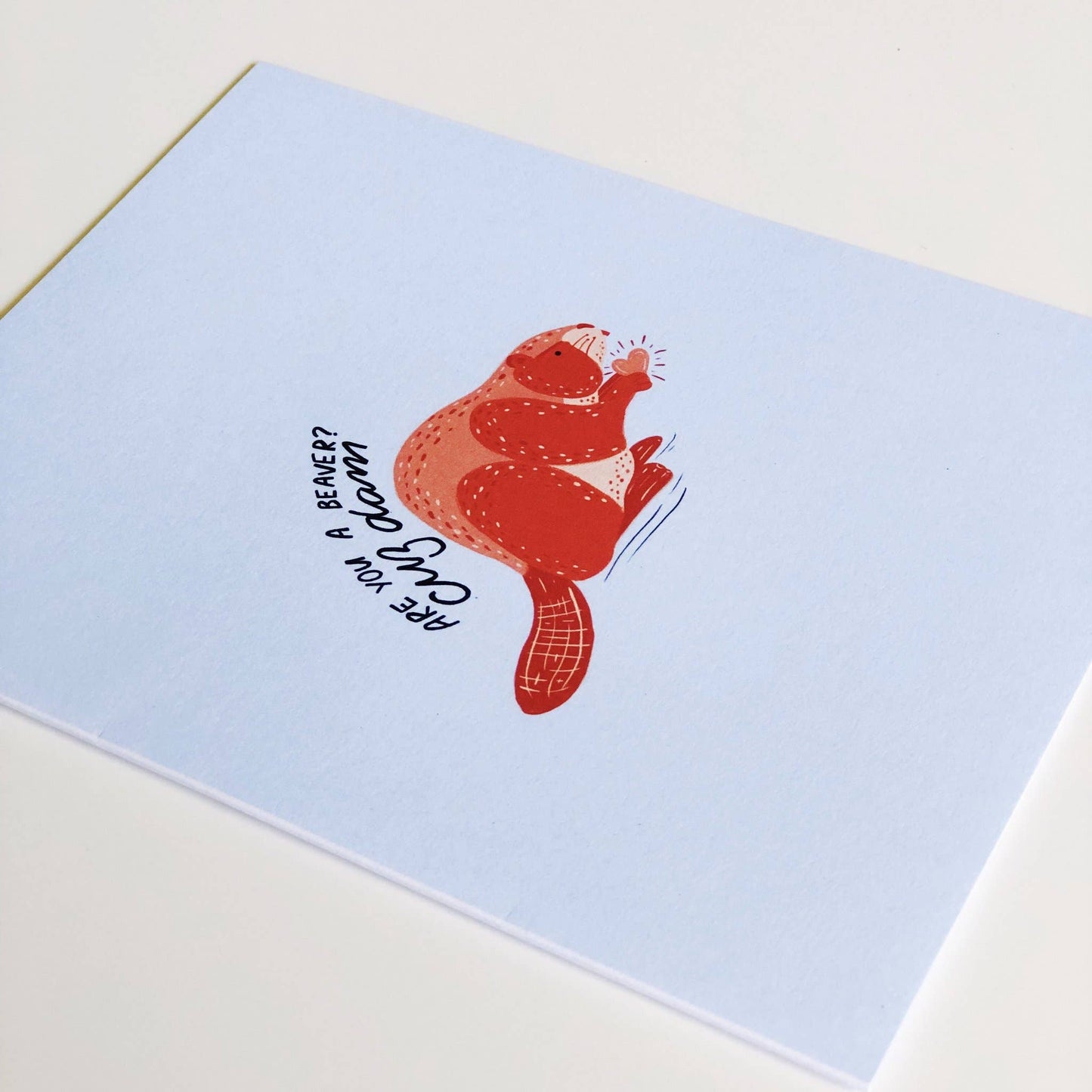 'Are You a Beaver?' Greeting Card