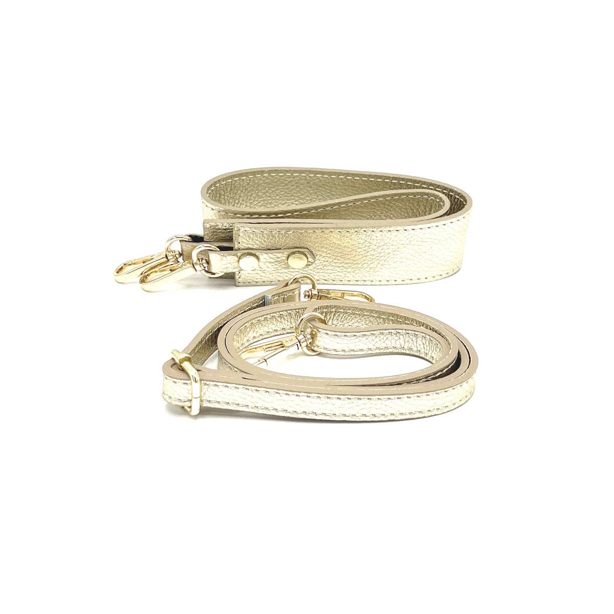 JASMINE- Laminated leather shoulder bag