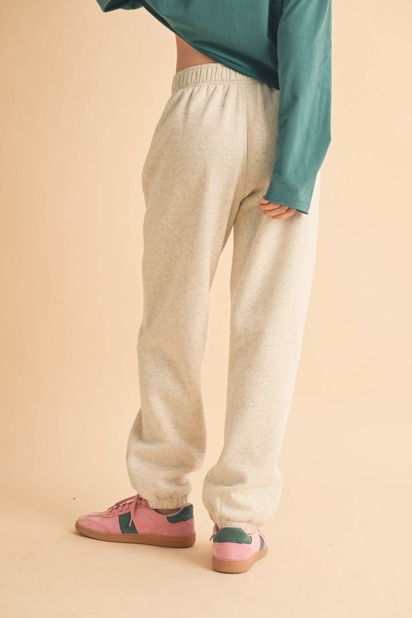 COURTNEY: Heather Grey Joggers