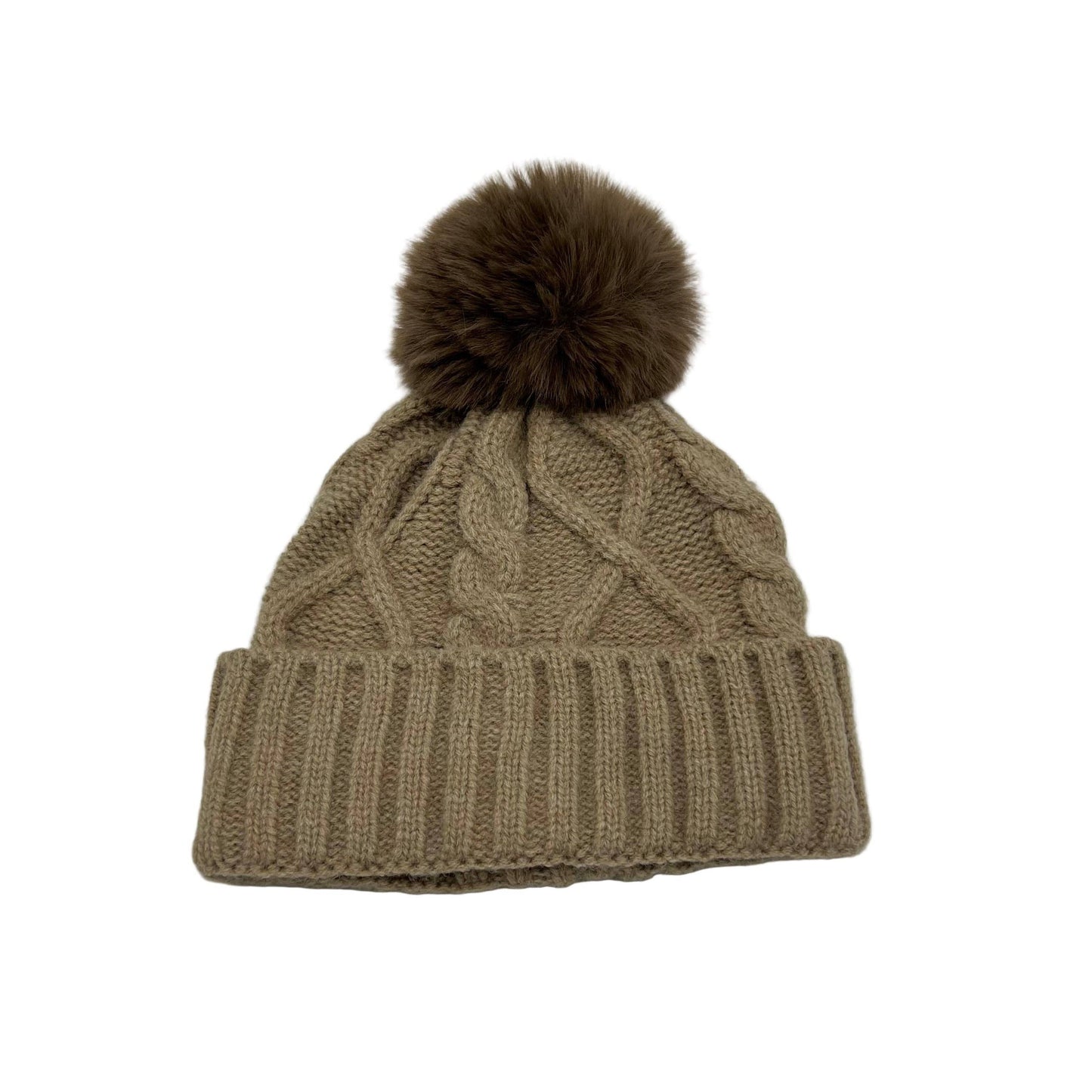 Women's knitted beanie with gift bag