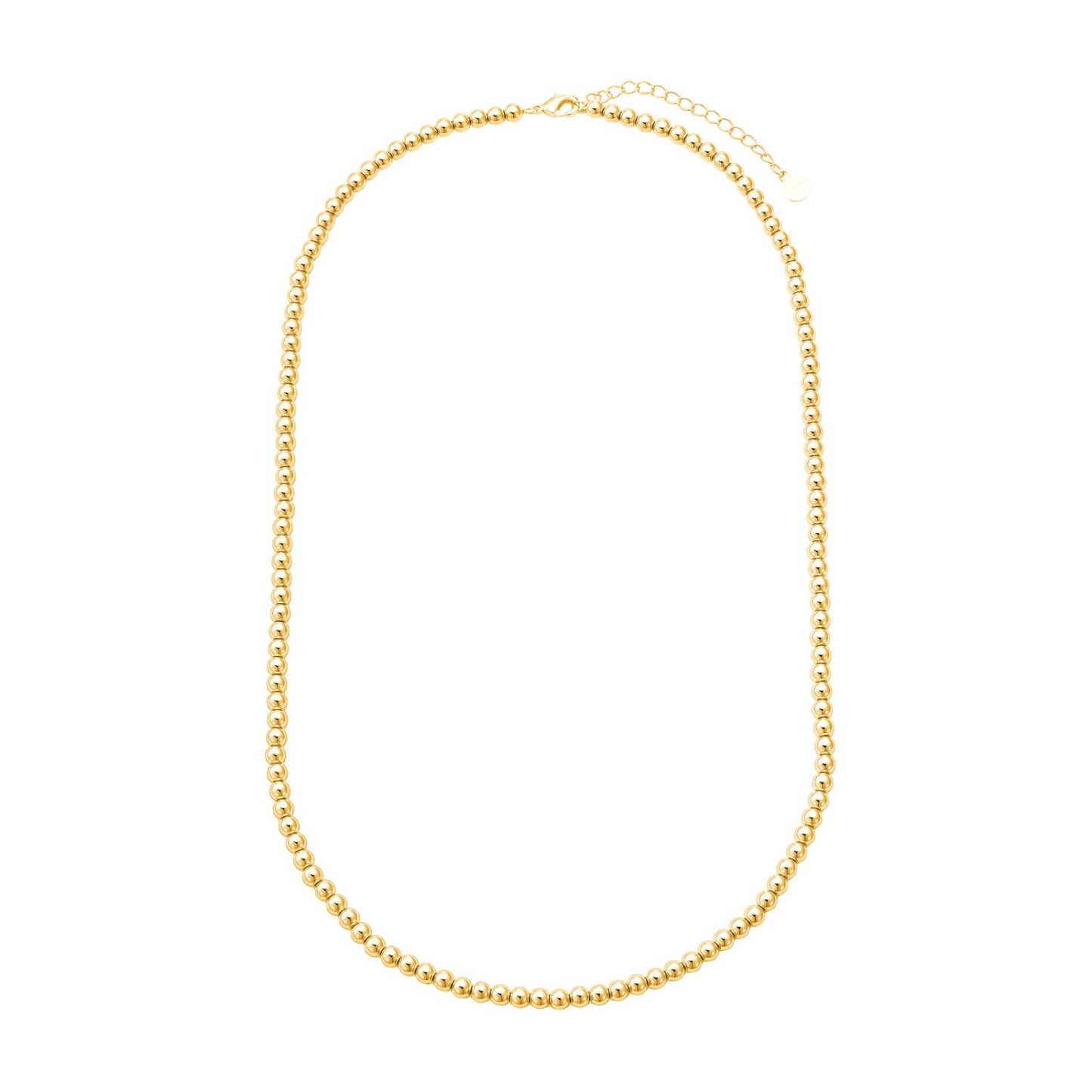 Sphere Beaded Necklace / Gold