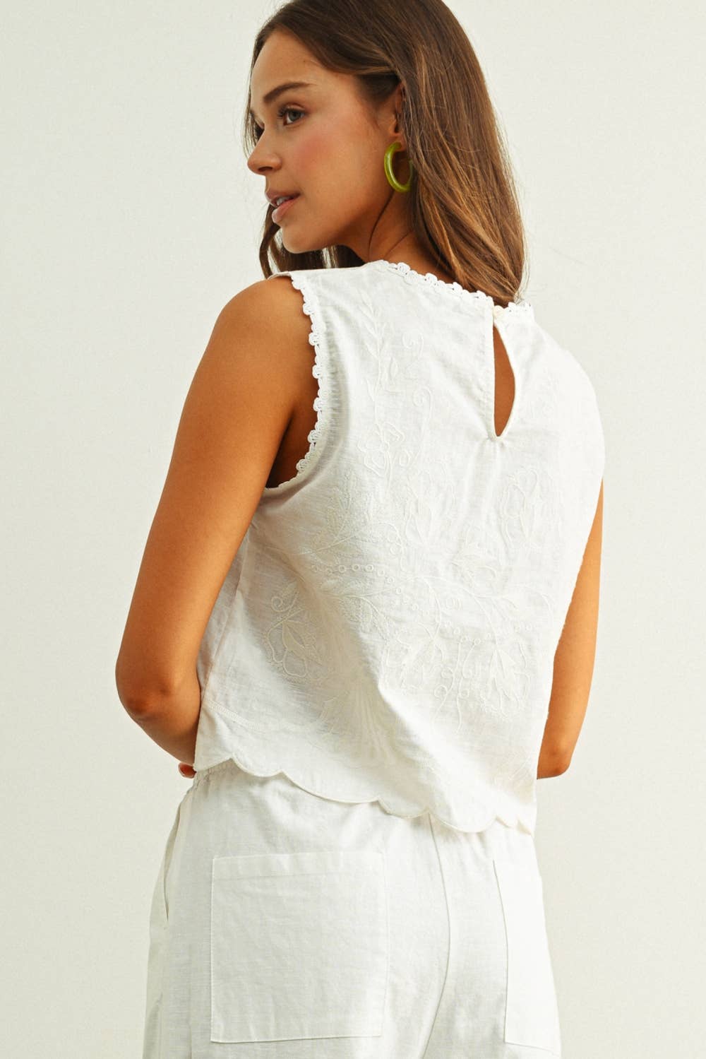 ESTELLE- Embroidered Top