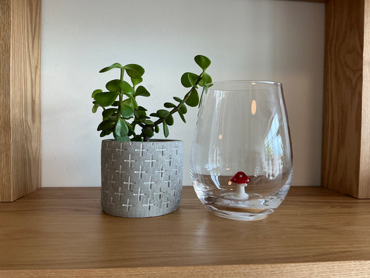 Wine Glass With Ornament