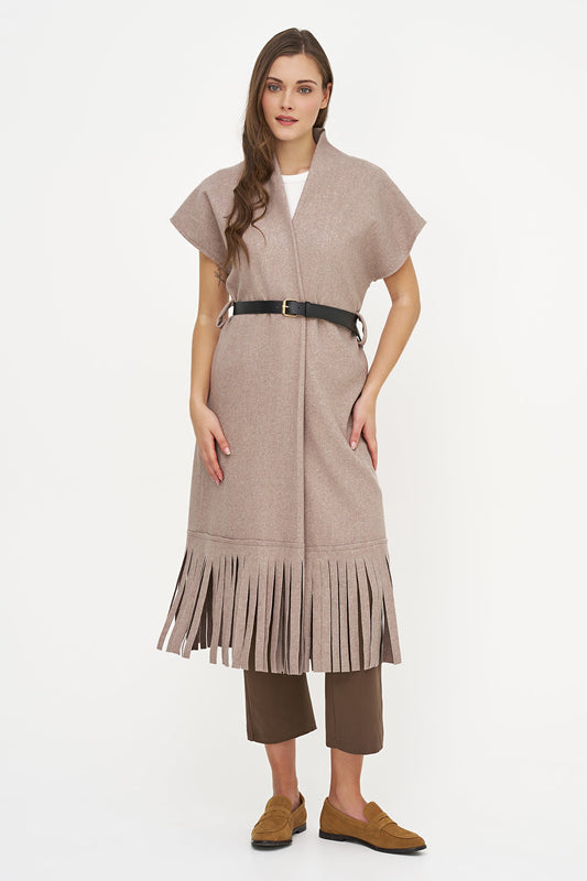 CYNTHIA- Knit Cardigan with Belt