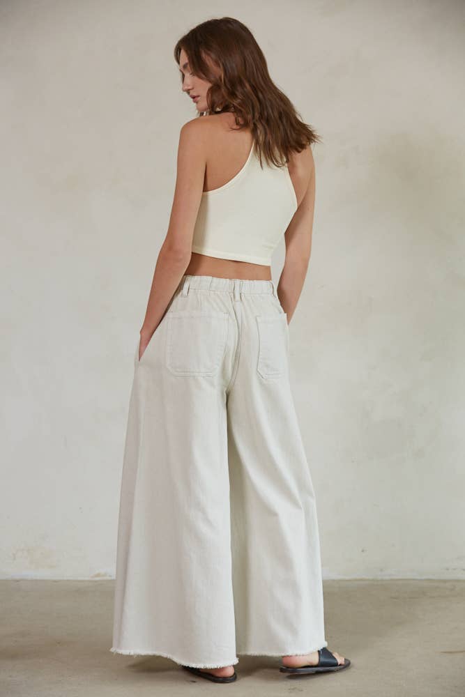 JILLIAN: Cotton Wide Leg