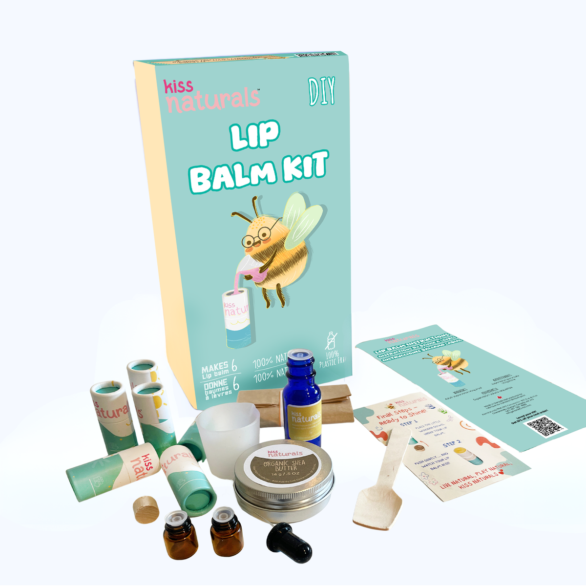 DIY Lip Balm Kit for Kids – 100% Natural