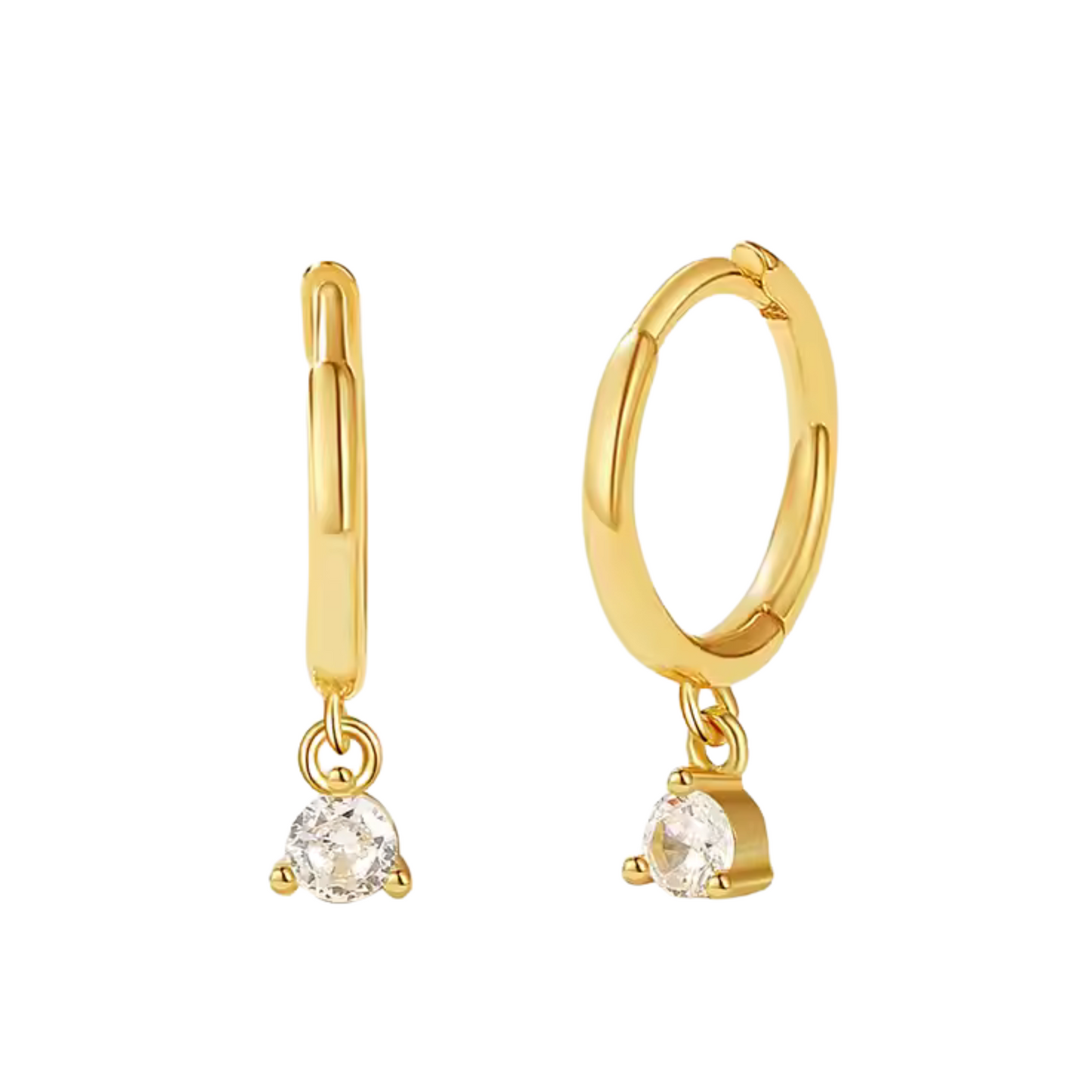 Mini Zirconia Drop Earrings