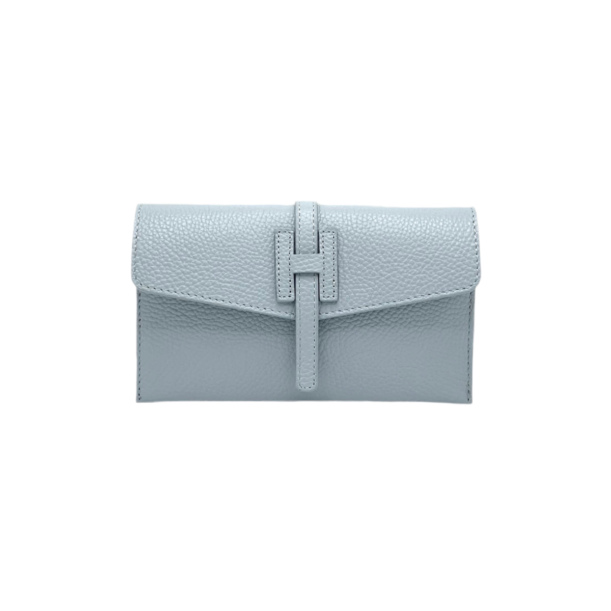 Genuine leather mini clutch bag, Made in Italy
