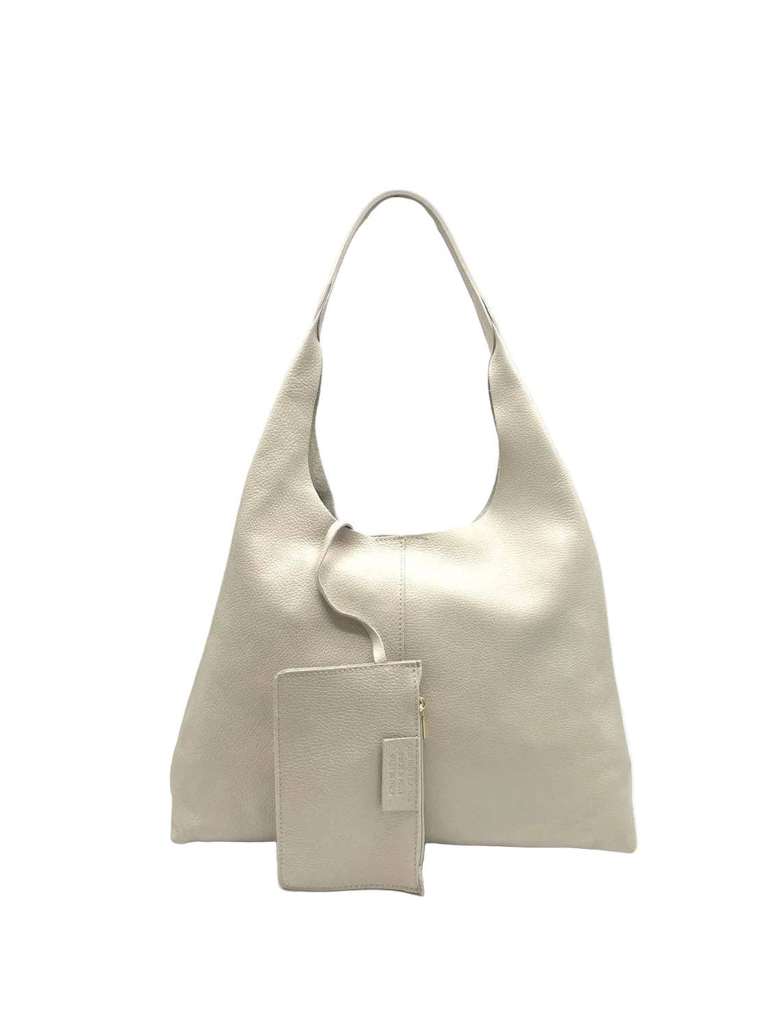 CASSANDRA: Leather Hobo Bag