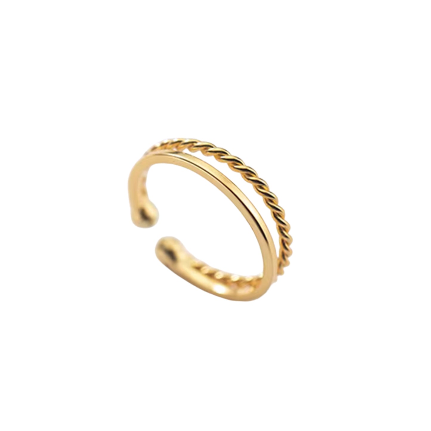 Twist Twin Ring