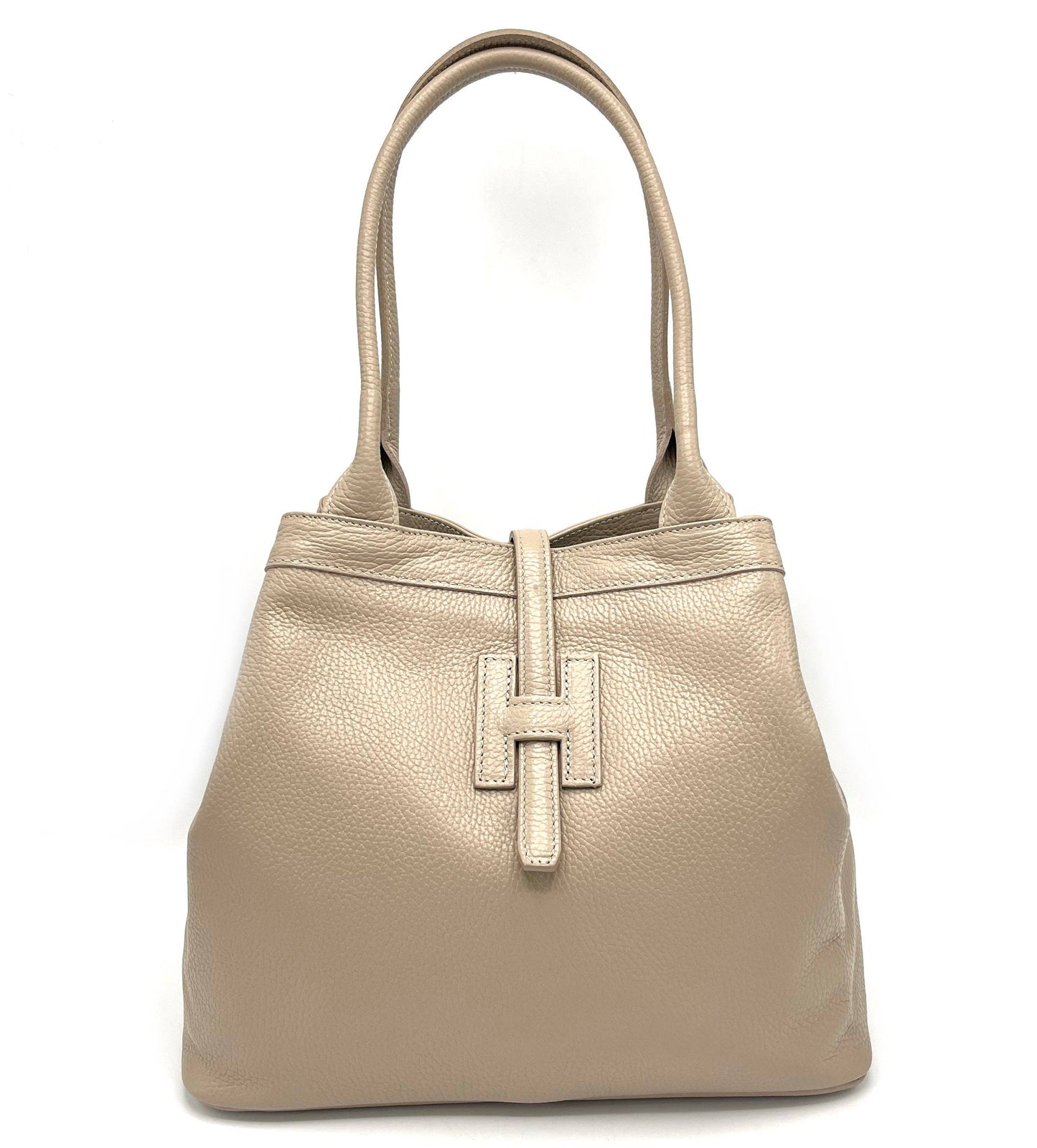 Genuine leather bag, big size, Made in Italy, art. 112477