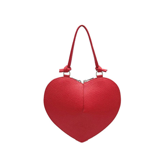 Heart Bag Genuine leather shoulder bag