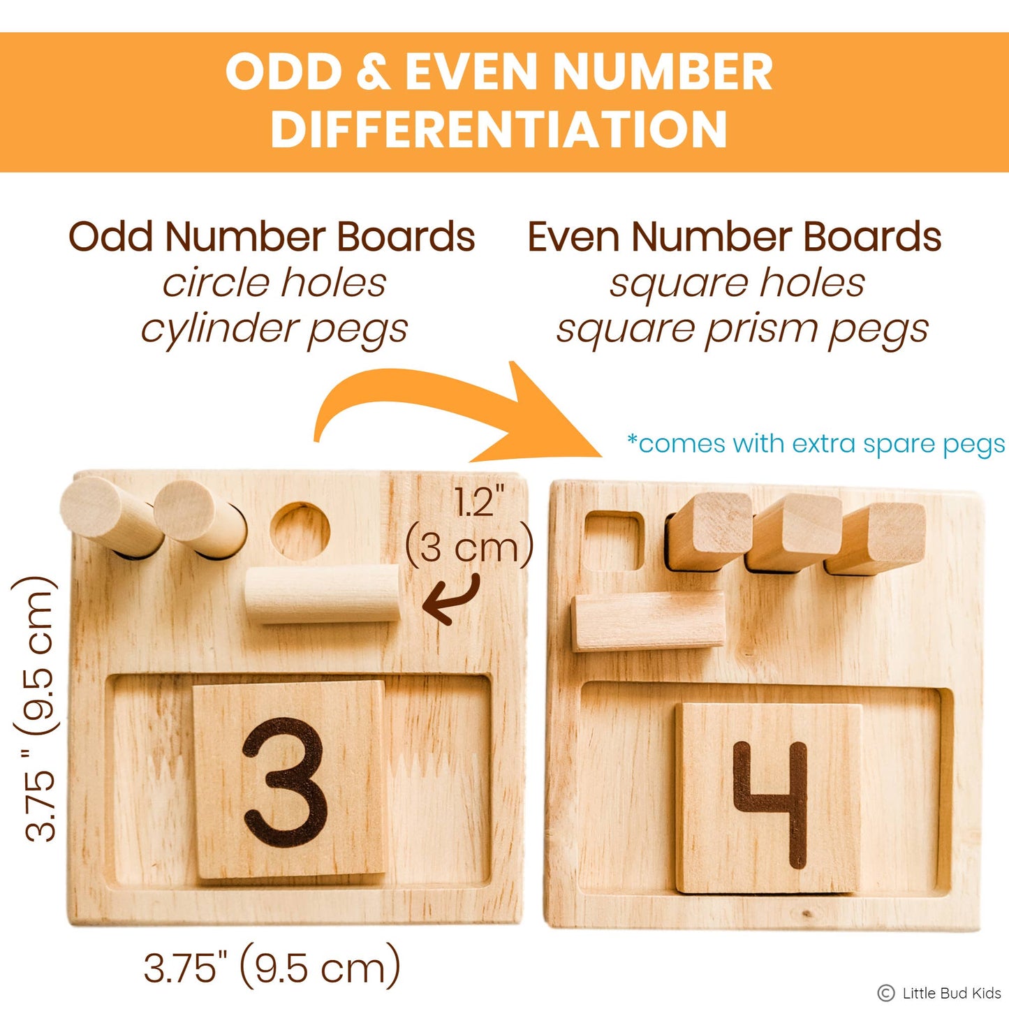 Counting Pegs Math Toy Set & Ten Frame Addition Flashcards