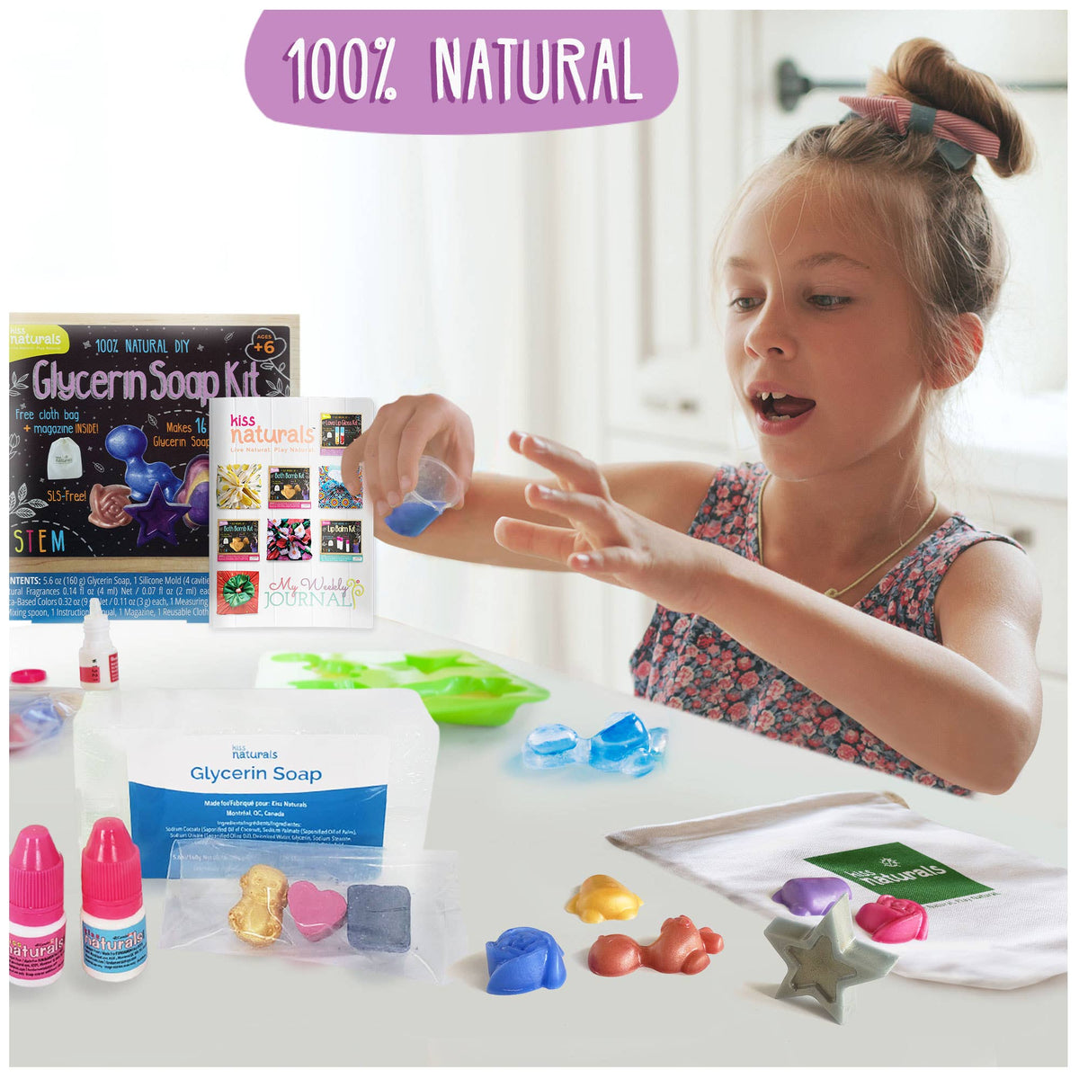 Kiss Naturals DIY Glycerin Soap Kit