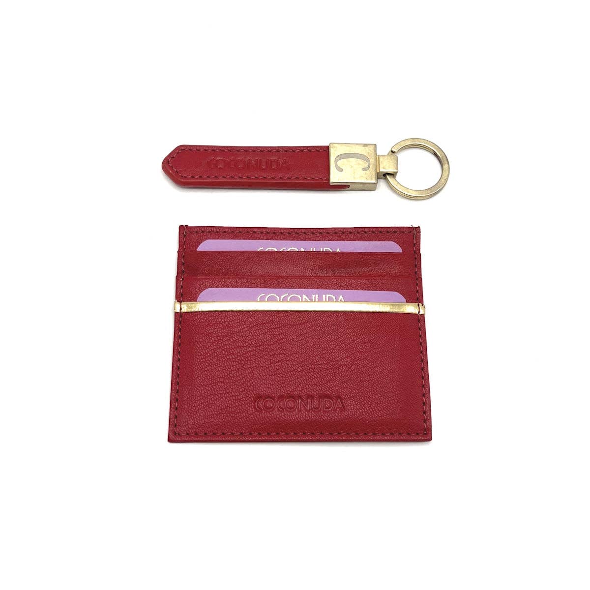 Set of Card Holder and Keychain