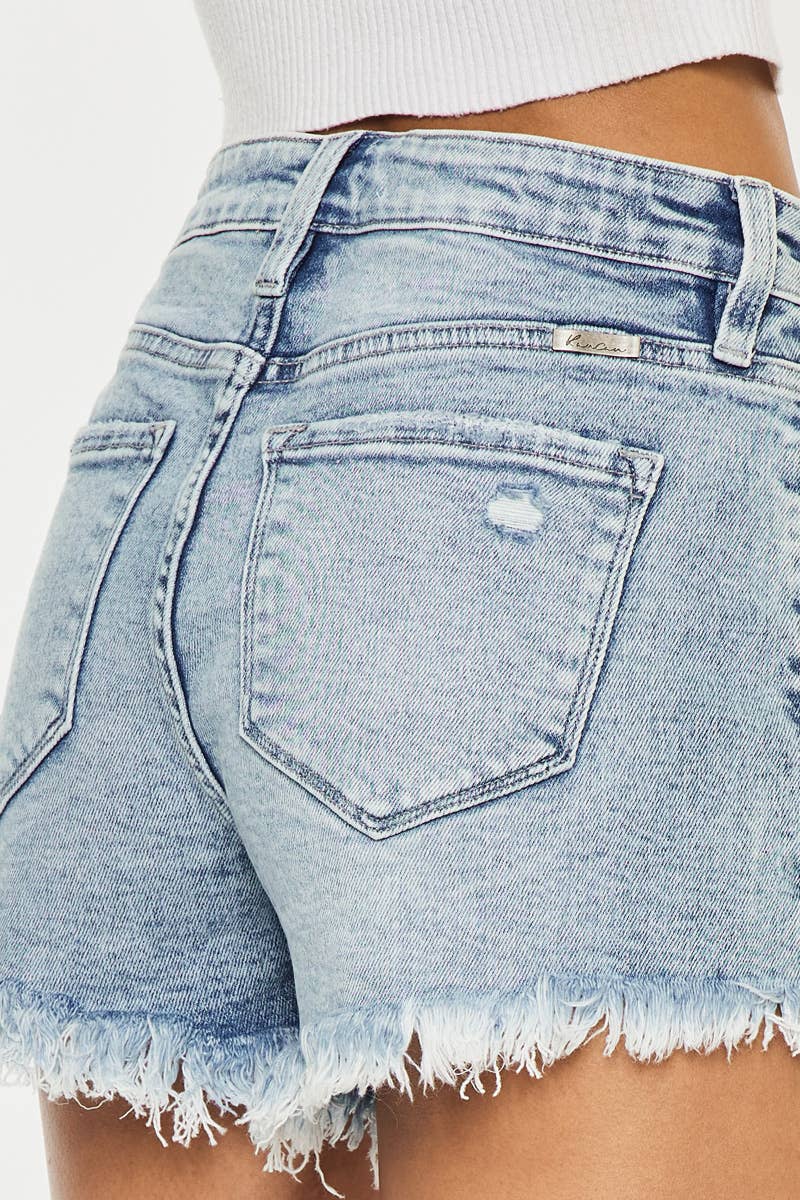 HAZEL: High Rise Denim Short