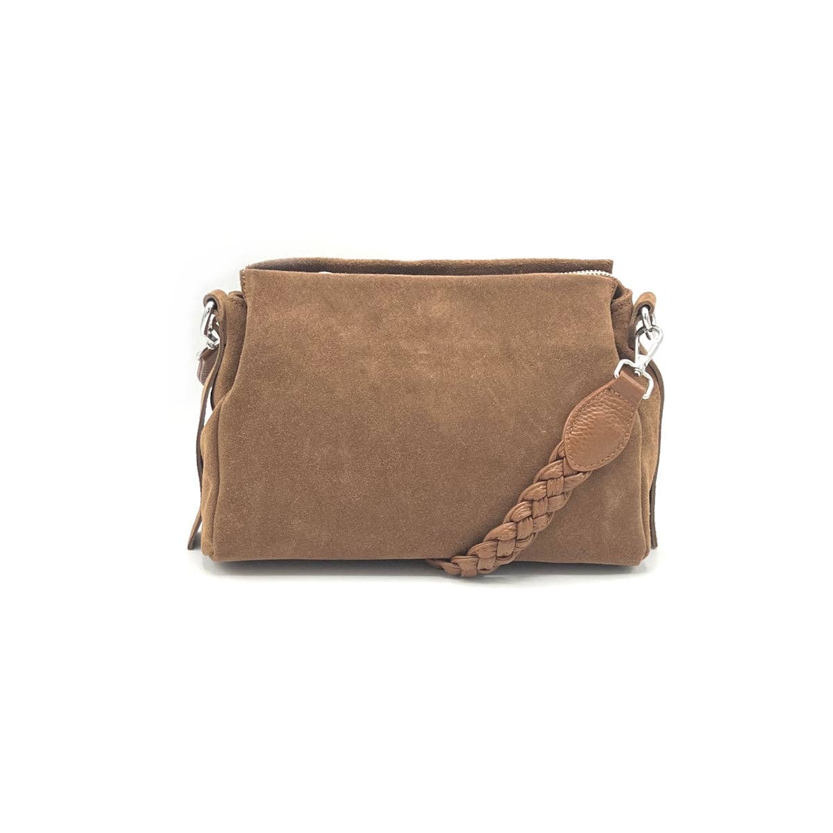 LILA- Suede leather shoulder bag