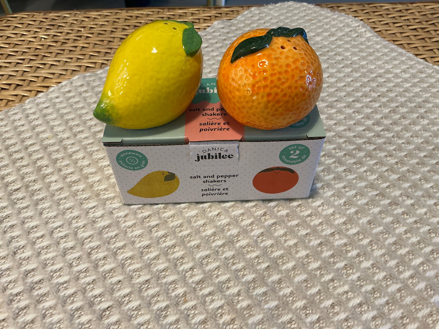 Lemon & Orange Salt and Pepper Shakers