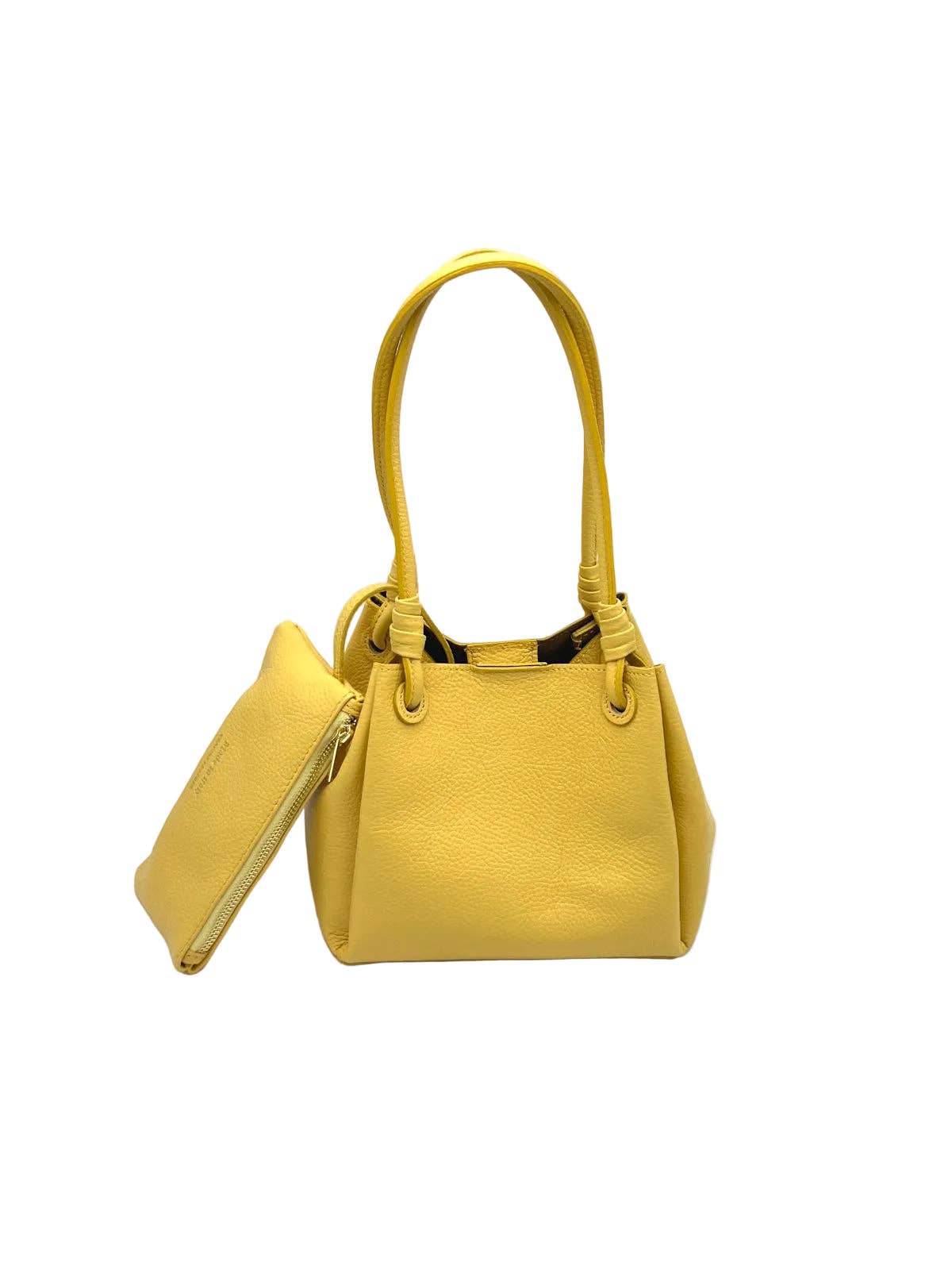 LEAH: Leather Shoulder Bag