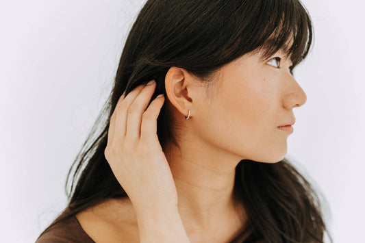 The Poppy Hoops / Sterling Silver